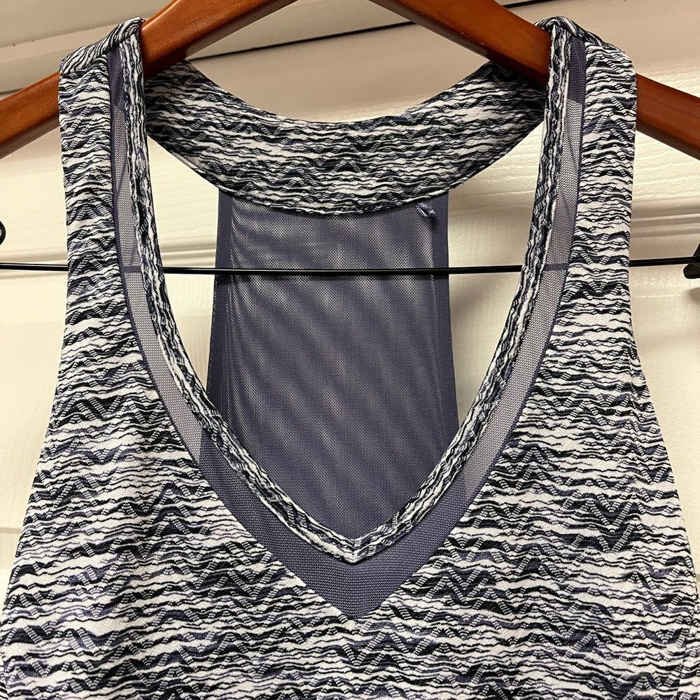 MPGΒ BlueβGray White T-Back Athletic Dress sz MβEUC